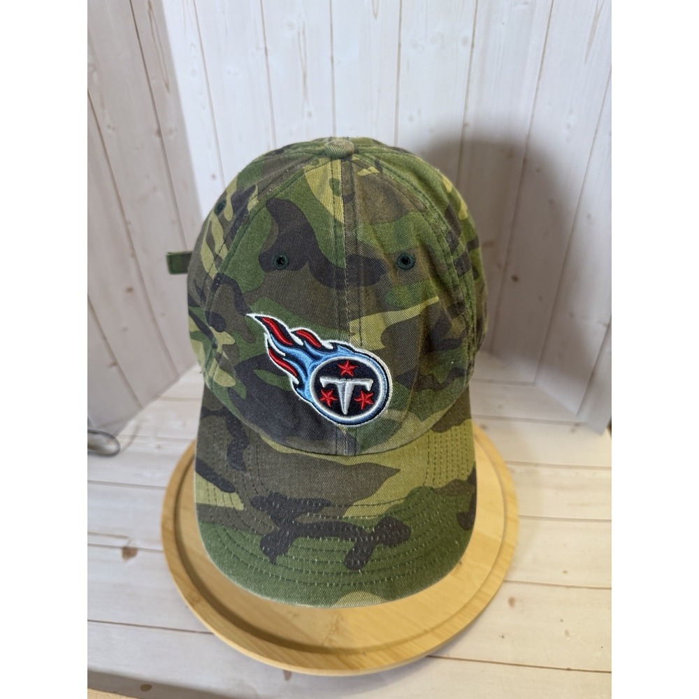 Tennessee Titans Hat Cap Unisex Salute To Service Camo Strap-back 47 Brand